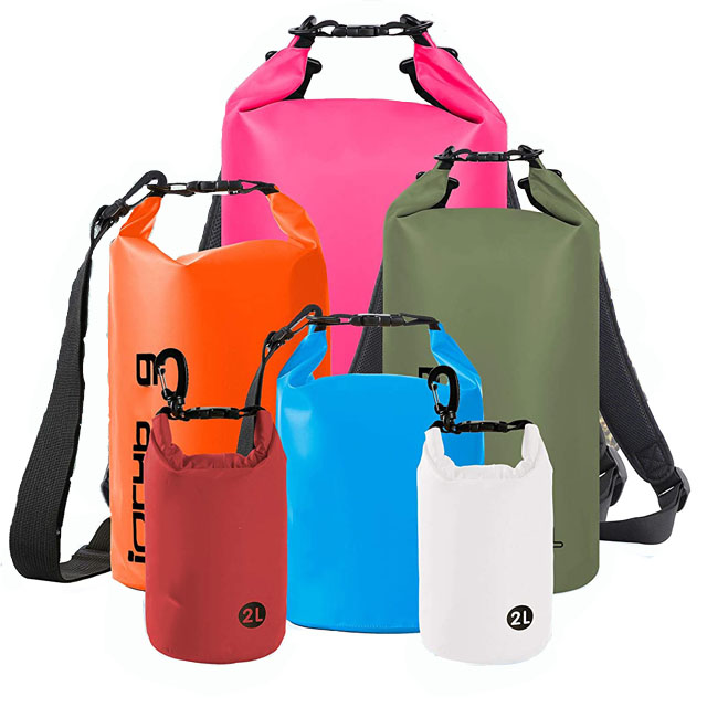 waterproof dry backpack  PVC Rafting Sports Kayaking Travel 20L Dry Bag Waterproof Backpack