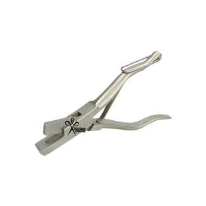 Muesca de oreja de acero inoxidable en forma de U reutilizable de Hashir International con tamaños y colores personalizados para uso veterinario de ganado porcino - Product Image 3