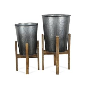 Maceta de Metal de hierro hecha a mano 2024, acabado personalizado para decoración de jardín y hogar, exportador mayorista - Product Image 5