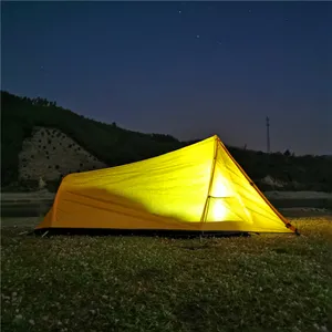 Mountain Cattle Ultralight 2 Person Outdoor Camping Tent Tunnel Type Rainstorm Prevention Tent