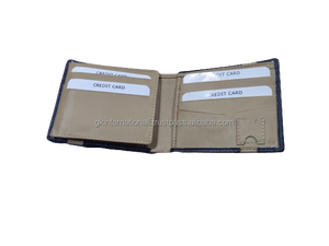 Billetera de cuero con bloqueo RFID, billetera antirrobo de cuero, Popular, venta al por mayor - Product Image 2