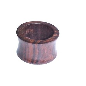 Porte-ronds de serviette en bois naturel forme ronde pour les restaurants d'hôtels de luxe et les ronds de serviette de table de mariage à vendre - Product Image 1