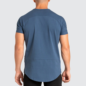 Camiseta OEM personalizada al por mayor, camiseta de manga corta para hombre, de algodón puro/poliéster y tela cómoda. - Product Image 6