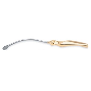 Instrumento quirúrgico disector perióstico curvo de 25cm/93/4mm de ancho en acero inoxidable alimentado por electricidad - Product Image 1