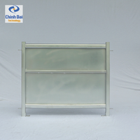 Panneaux de clôture portables pour moutons et bovins, galvanisés, soudés, certifiés ASTM, de haute qualité, certifiés ISO 9001, en acier Chinh Dai 30x30x1.5mm