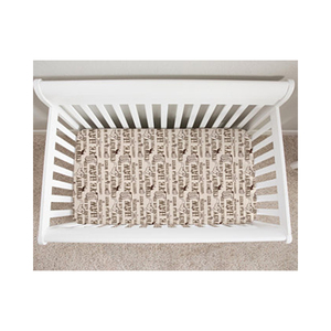 New Arrival Lovely Printed Cotton <b>Muslin</b> <b>Baby</b> Bedding Crib Fitted Sheet Cot Bed Waterproof Crib Sheet From India - Product Image 1