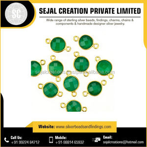 Sejal Creation 925 Solid Sterling Silver Bezel Gemstone <b>Connector</b> Wholesale Bulk Supply for Jewelry Making - Product Image 3