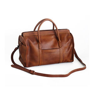 Vente en gros Sac de sport unisexe Nouveau sac de voyage léger à fermeture éclair Gym en cuir artificiel Logo personnalisé à la mode - Product Image 4