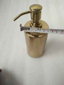 Accessoire de bain en métal, pompe de Lotion métallique en laiton/acier, distributeur de savon et de désinfectant, ml - Product Image 4