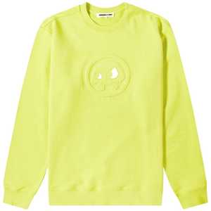 Jersey de manga larga con cuello redondo en relieve personalizado de alta calidad con logotipo teñido liso para invierno - Product Image 5