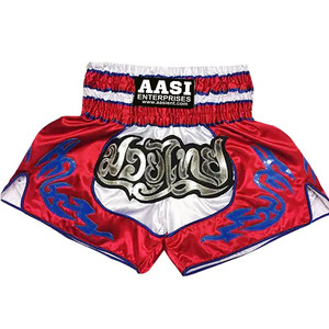 Pantalones Cortos de Boxeo Muay Thai de Alta Calidad, Satinados, Profesionales, Ligeros, Transpirables, de Secado Rápido, Unisex, con Logotipo Personalizado - Product Image 3