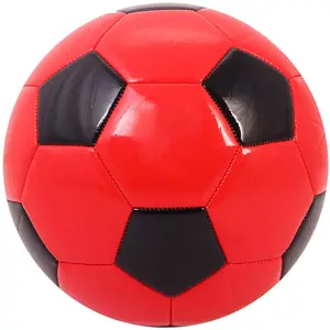 Maç futbol topu futbol toptan özel boyutu 2 siyah sarı çanta yeşil kırmızı beyaz mavi parlak PVC serigrafi gri yüzey rengi