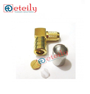 Conector SMB hembra R/A para Cable RG58, duradero, chapado en oro, hecho en la India - Product Image 1