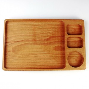Bandeja de Servir de Madera Ecológica Hecha a Mano con Diseño Moderno y Lujoso, Forma Rectangular para Mesa de Comedor, Uso en el Hogar y Restaurantes - Product Image 1
