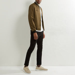 Chaqueta acolchada Softshell larga informal para hombre, tela de lana con estampado personalizado, a la moda para invierno, verano y primavera - Product Image 6