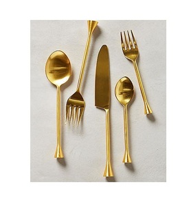 Juego de cinco cubiertos de la mejor calidad, el más nuevo diseño, cuchara de acero inoxidable, tenedor, cuchillo, juego de cubiertos para los más vendidos - Product Image 5