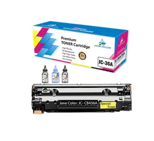 Warna Jane untuk Laser HP Toner CB436A 436A 36A Penggunaan LaserJet 1120N P1505 1522N Kompatibel Hp 12a 35a 36a 78a Kartrid Toner Laser