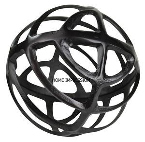 Sculpture en feuille de palmier en métal Sculpture en métal et en marbre Cactus décoratif en métal de jardin sur le toit à un prix raisonnable - Product Image 5