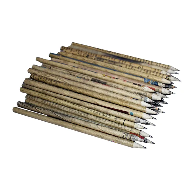 Justo feito reciclar lápis/jornal reciclar lápis artesanal no nepal/reciclar lápis no preço por atacado
