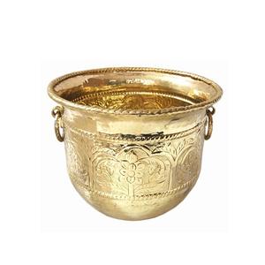 Brass Gold Polished <b>Coal</b> Bucket With Handle Customized Size And Shape <b>Coal</b> Basket For Fire Pits Accessories - Product Image 5