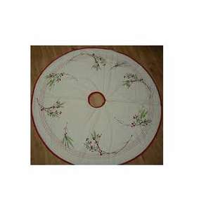 LUXURY CHRISTMAS <b>TREE</b> <b>SKIRT</b> BURLAP HANDICRAFTS FESTIVE & PARTY DECORATIVE <b>TREE</b> <b>SKIRT</b> - Product Image 6