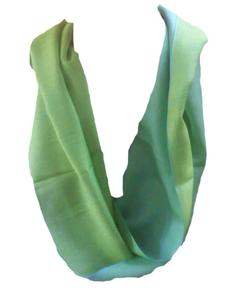 Chal de Pashmina de 2 tonos de alta calidad, bufanda infinita de tamaño personalizado, viscosa de algodón de invierno para niñas de longitud media - Product Image 4