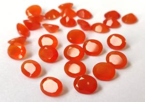 คาร์เนเลียนออเร้นจ์ธรรมชาติตัด3X5ถึง8X10มม. คาร์เนเลียนสีส้มธรรมชาติคุณภาพสูงคาร์เนเลียนสีส้มธรรมชาติ - Product Image 2