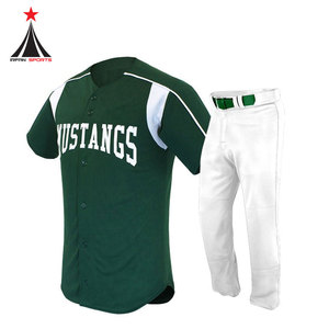 Jersey de béisbol de manga corta para hombre, uniforme de softbol, conjunto de uniforme de béisbol de tela de poliéster, hecho a medida - Product Image 2