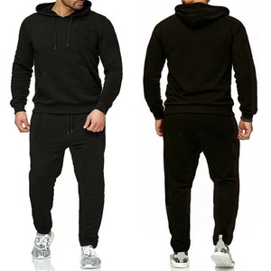 Conjuntos Deportivos Personalizados al por Mayor para Hombre, Ecológicos, Transpirables, con Cintura Elástica, Diseño Sólido, Pantalones Deportivos y Sudaderas - Product Image 6
