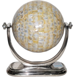 Globo para decoración del hogar, superficie de papel de fábrica, venta directa de escritorio, globo de tierra, artículo de artesanía india, artículo de regalo de alta calidad - Product Image 3