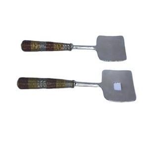 ชุดเซิร์ฟเวอร์สลัดโลหะด้ามจับทออลูมิเนียมทองแดงพร้อมที่จับขัดเงาเหล็กวัสดุอื่นๆที่มีอยู่ - Product Image 1