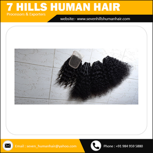 Achat en gros de cheveux brésiliens naturels Remy de trame de cheveux humains d'Inde - Product Image 6