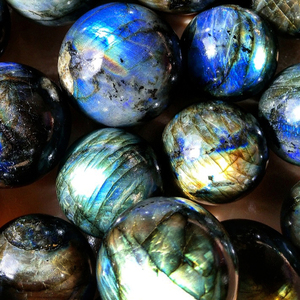 Black Obsidian Sphere Labradorite Point Gold Rutilated Quartz Pink Opal Stone Natural Gemstone Bulk Wholesale Supplier Gift Item - Product Image 1