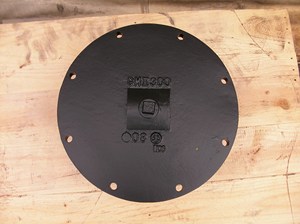 Couvercle de trou d'égout de réservoir en fonte nodulaire de haute qualité, pièces de construction, moulage en mousse perdue, les produits OEM acceptent - Product Image 3