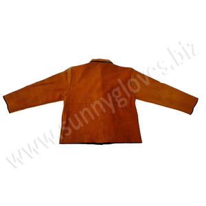 Custom Made Full Sleeve Genuine Cowhide Leather Welding Jacket 2021 - Product Image 6