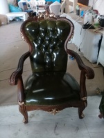 Sofá Chesterfield de Tela de Lujo con Estructura de Madera Maciza, Sofá Cama de Estilo Europeo Moderno para Sala de Estar, Muebles para el Hogar con Tapizado