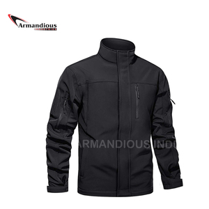 High Quality Wholesale Thick Zip <b>Men</b> Winter <b>Jackets</b> Custom <b>Men</b> Outdoor <b>Soft</b> <b>Shell</b> <b>Jackets</b> Without Hood - Product Image 6