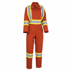 Flame Retardant Coverall Of Blue Colors For Reflective Safety Coverall Workwear 2019 100% Cotton - Product Image 5