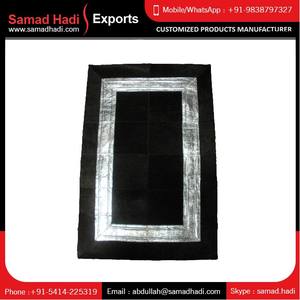 พรมสวดมนต์และพรมหนังวัวทำมือปักดีไซน์ทันสมัยซักได้สำหรับใช้ในบ้านหรือโรงแรม - Product Image 2