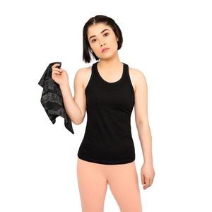 OEM Fortune Apparel Custom Cotton Summer Workout <b>Singlet</b> <b>Running</b> Gym Tank Crop Top Sexy Women's Yoga Sports Tank Tops - Product Image 1