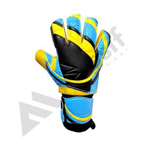 ถุงมือฟุตบอลแบบปรับแต่งได้สำหรับมืออาชีพถุงมือกีฬาผู้รักษาประตูแบบนิ่มพิมพ์ลายหนัง/ลาเท็กซ์/สแปนเด็กซ์ปรับแต่งได้ - Product Image 2