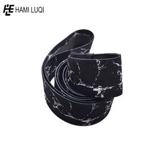 2025 Wholesale Custom Elastic Fabric Resistance Hip Circle Band Sublimation Long Bands Hip Circle <b>Booty</b> Band With Free Mesh Bag - Product Image 5