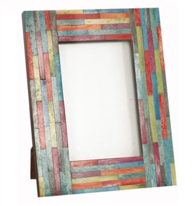 Cadre PHOTO en bois de teck de luxe, cadre de PHOTO de styliste - Product Image 3