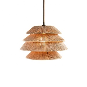 Lámparas de yute para algas marinas, lámparas colgantes, marcos de pantalla, respetuoso con el medio ambiente, decoración de muebles duradera, la mejor colección - Product Image 1