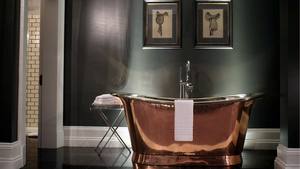 Chausson double Baignoire en cuivre sur pied Villa de luxe abordable Vente à chaud d'une baignoire en cuivre originale à bas prix - Product Image 6