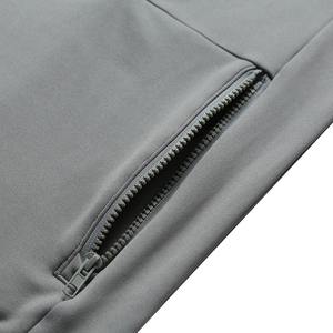 2024 dernière mode personnalisée fermeture éclair pleine capuche 2 pièces plaine formation Jogging survêtements pour hommes hiver avec Logo personnalisé - Product Image 6