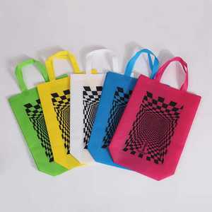 Bolsas de regalo no tejidas ecológicas personalizadas de Miles con logotipo impreso, bolsa con patrón de letras promocionales para ir de compras - Product Image 5