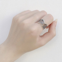 Low MOQ 10 Stück Cool Fancy Celtic Knotwork Silber Türkisches Türkisches Stück Puzzle Ring