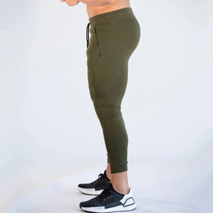 กางเกงวอร์มผ้าฝ้ายน้ำหนักเบาสำหรับผู้ชายกางเกงวิ่งออกกำลังกายเล่นฟิตเนสกางเกงออกกำลังกายแบบลำลองกันน้ำ - Product Image 2