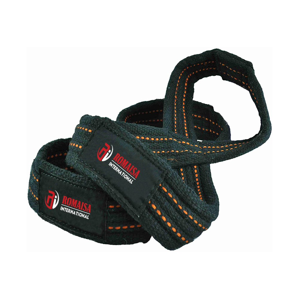 Тяжелая атлетика для тренажерного зала, фитнеса, фитнеса, подтяжки, персонализированные фигурки 8, восемь дюймов, хлопковый ремешок на запястье с неопреновой тренировкой